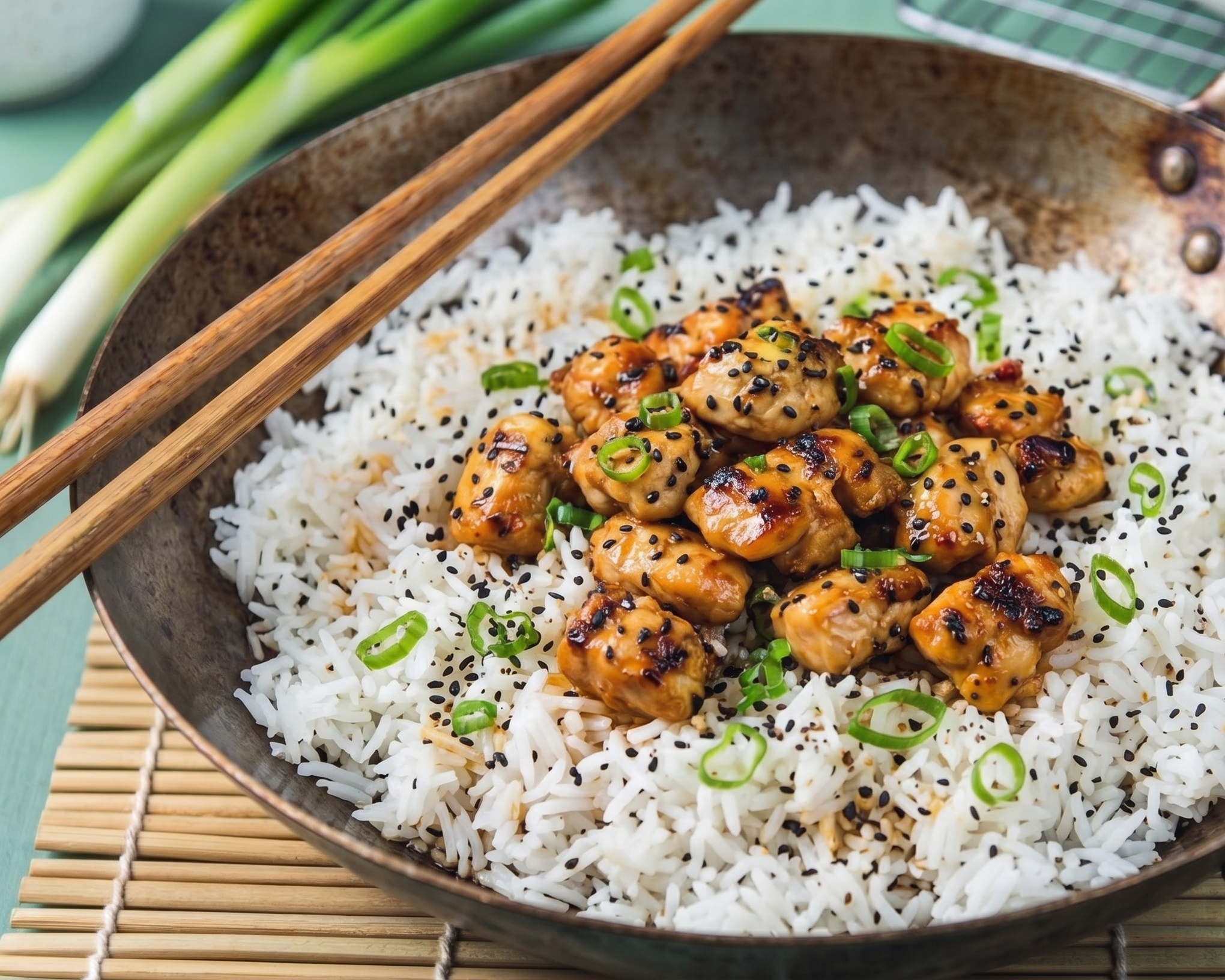 Poulet sauce satay